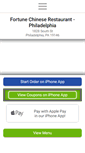 Mobile Screenshot of fortunechinesephilly.com
